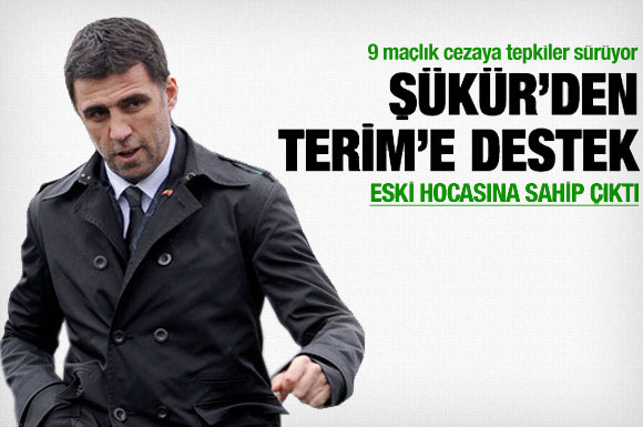 Hakan Şükürden Terime destek