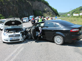 Ereğlide trafik kazası: 5 yaralı