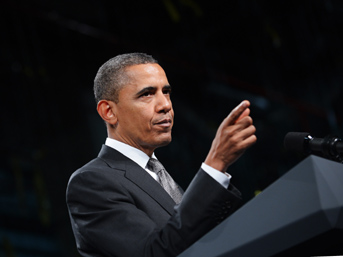 ABD Başkanı Barack Obamanın, Beyaz Sarayda düzenlediği basın toplantısı