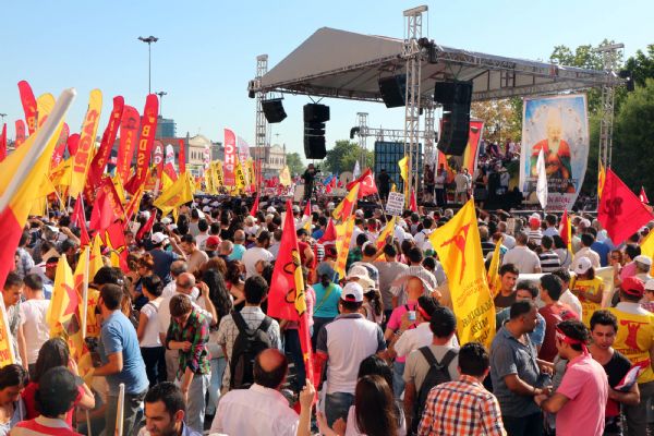 Kadıköyde Alevi Mitingi