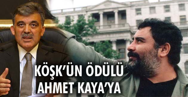 Köşk’ün ödülü Ahmet Kaya’ya