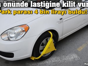 Park parası 4 bin lirayı buldu!