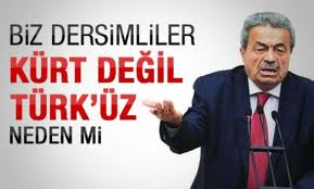 Dersimliler Türk oğlu Türktür