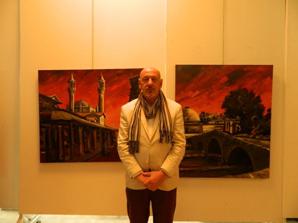 Ünlü şair-ressam Ethem Baymak İstanbulda