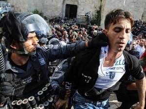 Kudüs’te protesto gösterisine İsrail polisinden müdahale