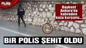 Ankarada polis polisi şehit etti