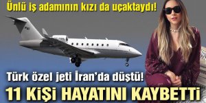 Türk uçağı İran'da düştü