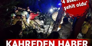 İstanbul Çekmeköy'de helikopter düştü! Dört asker şehit!