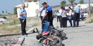 Trenin Çarptığı Motorsikletli Öldü