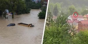 Sinop'ta sel felaketi: Görüntüler korkunç