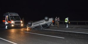 Adıyaman'da takla atan otomobildeki çocuk hayatını kaybetti