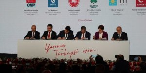 Ankara’da tarihi gün: Altı muhalefet lideri bir arada