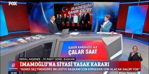 Akşener canlı yayında: Seçime giderken İstanbul’a çökme kararı