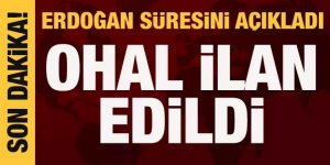 10 kentte 3 ay boyunca OHAL ilan edildi