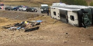 Sivas'ta yolcu otobüsü yan yattı: 7 ölü