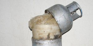 Mutfak tüpünde 16 kilo esrar
