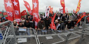 Barikat yıkıldı, jandarma ve polis müdahale etti