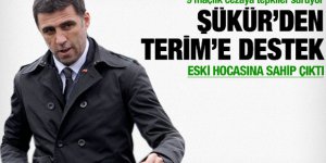 Hakan Şükürden Terime destek