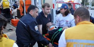 Kütahyada Polis aracı kaza yaptı: 4 yaralı