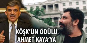 Köşk’ün ödülü Ahmet Kaya’ya